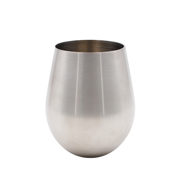 Stainless Steel Stemless Wine Glass Shatter Proof-image