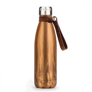 500ml 17oz Cola Bottle With Removable Leather Handle-image