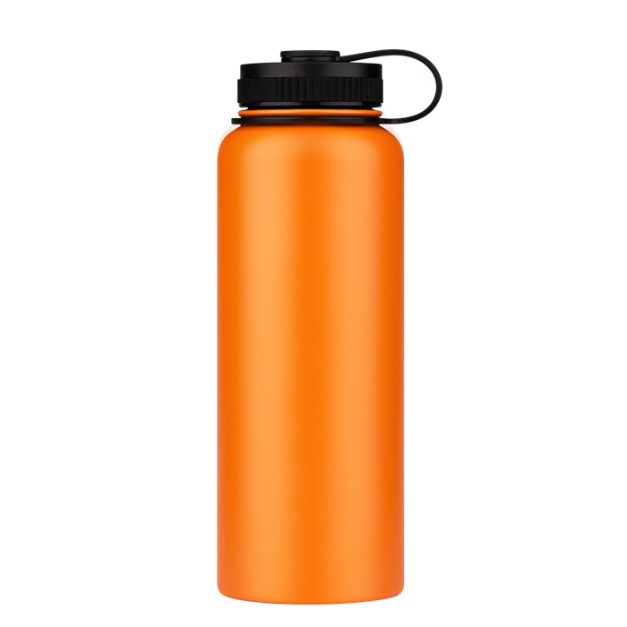 40oz Vacuum Insulated Powder Coated Leak-Proof Sports Bottle-image
