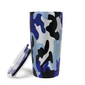 20oz Camo Painting Vacuum Insulated Travel Tumbler W/ Straw-image