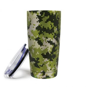 20oz Vacuum Insulated Travel Tumbler W/ Camo Painting-image