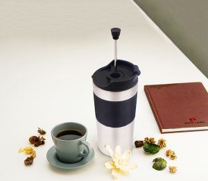 17oz Classic French Press Coffee cup with Filtered Press-image