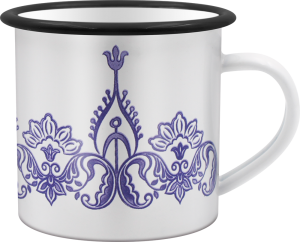 9oz Enamel Mugs/Cups for Office/ Party or Camping-image