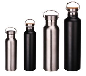 Contemporary design double wall vacuum insulated sports flask-image