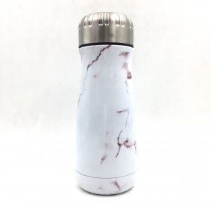 17 oz Vacuum Insulated Stainless Steel Water Bottle White Marble-image