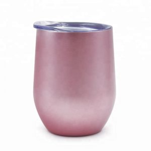Double wall stainless steel coffee/wine cup w/vacuum insulated-image