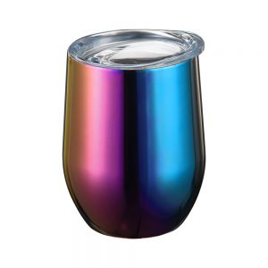 9 oz bpa free double wall magic color stainless steel swig beer wine tumbler-image