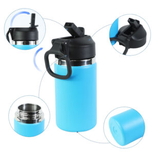 Double Wall Vacuum Insulated Thermos 12oz Stainless Steel 2.0 Water Kids Flask Bottle-image