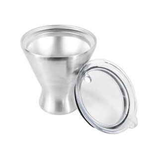 10oz Insulated Stainless Steel Martini Margarita Cocktail Tumbler-image