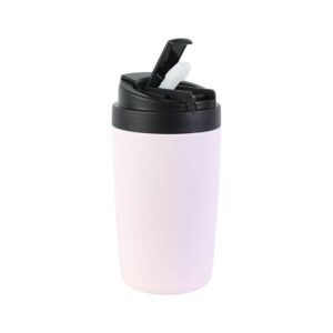 500ml Leak Proof Vacuum Insulated Coffee Mug with Flip-Top Lid and Straw-image