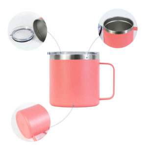 Stainless Steel Vacuum Insulated Rambler 14 OZ Mug with Standard Lid-image