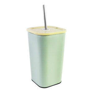 12oz Square Insulated Tumbler, Double Wall Stainless Steel-image