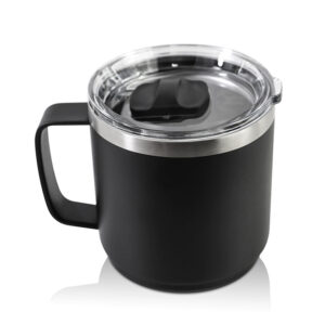 12oz Stainless Steel Insulated Coffee Mug with Handle-image