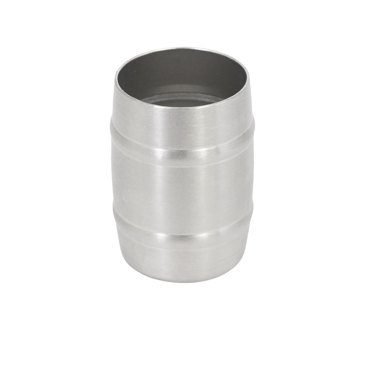 1.5oz Barrel Shape Shot Glasses, Premium Stainless Steel-image
