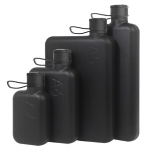 Stainless Steel Flat Water Bottle, Available in A5 A6 A7 & Slim-image