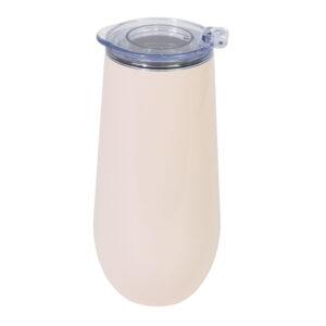 12oz Insulated Champagne Flute with Flip-Top Lid-image