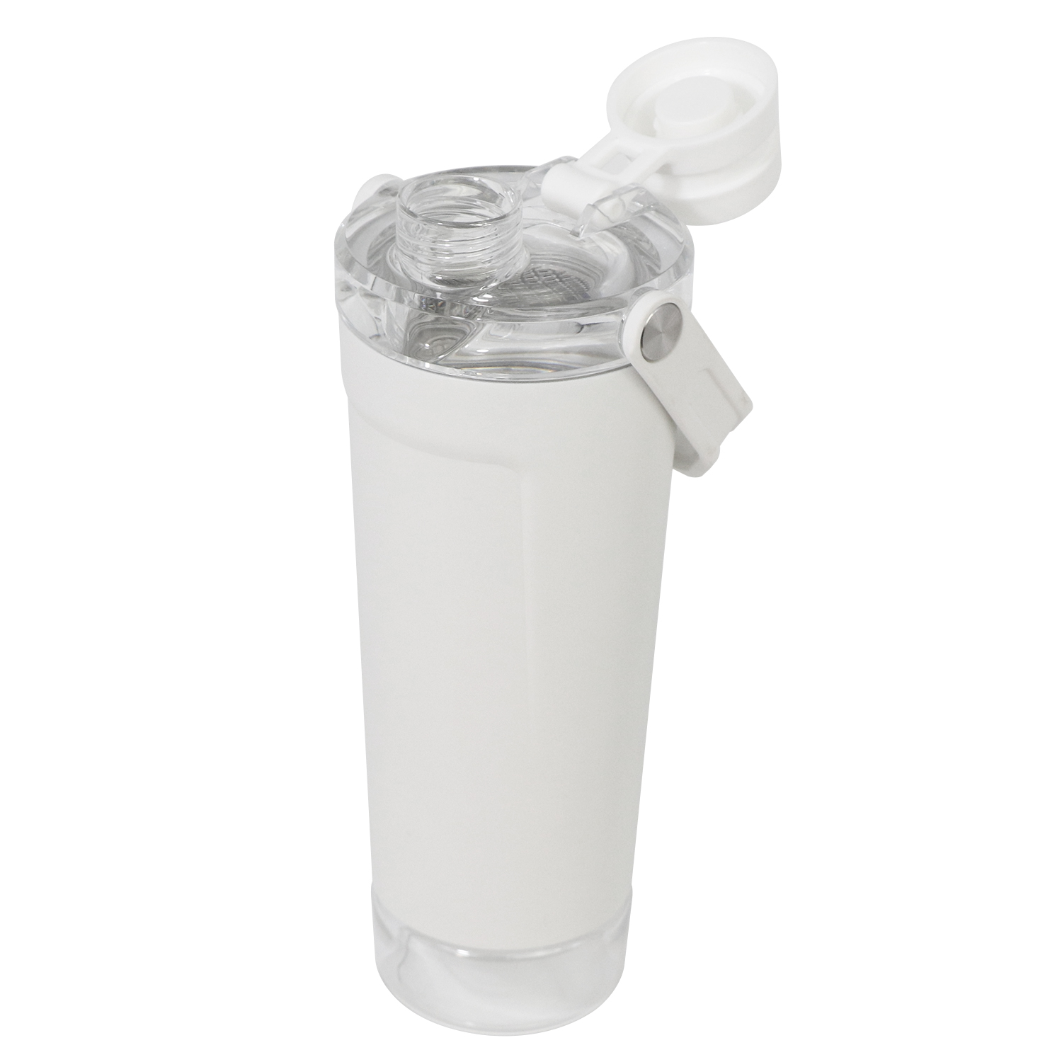 20oz 600ml Shaker Bottle with Transparent Base Container-image