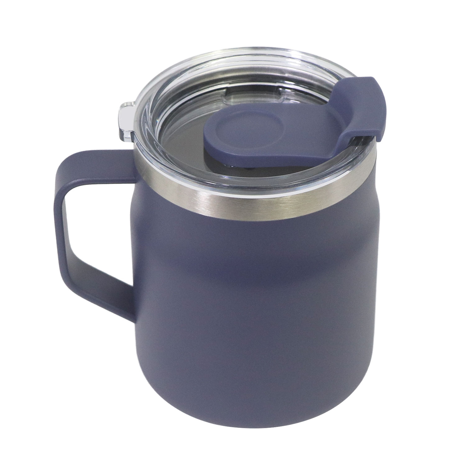 400ml 13oz Insulated Coffee Mug Travel Mug with Spill-proof Lid-image